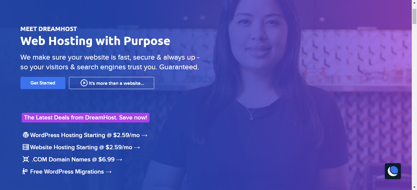 DreamHost - Best Web Hosting For Wordpress 2022